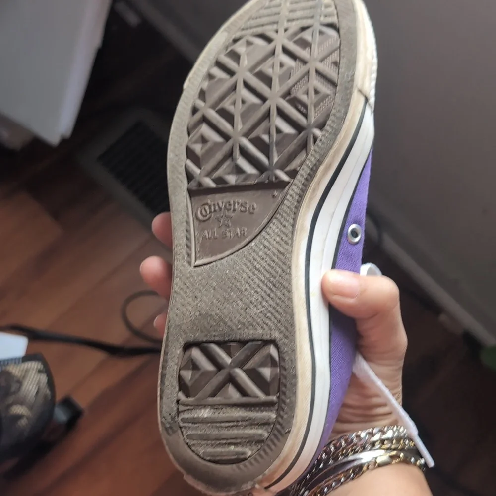 Converse Purple Low-Top Sneakers Men Size 6.5